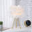 Marjorie 14.5" Tripod Feather Table Lamp-964245557