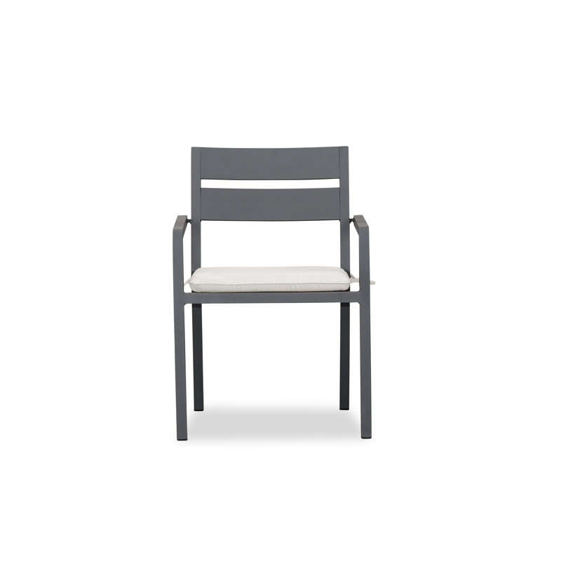 Morje 8 - Person Patio Dining Set with Rectangular Table , Sunbrella® Cushions Included, Slate