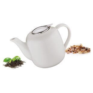 Frieling Stainless Steel Teapot with Infuser, Tea Warmer with Teapot Infuser  for Loose Tea, 14 Ounces 