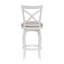 Brumback Wood Swivel Upholstered Stool-1418715382-1418715381