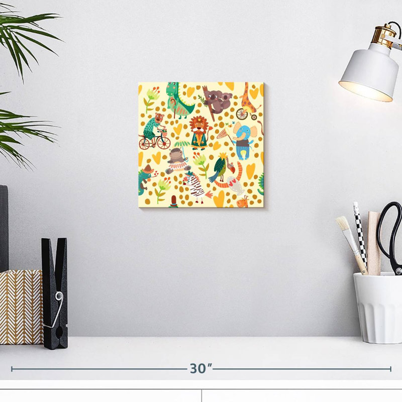 Ashelle, motif d'animaux de safari