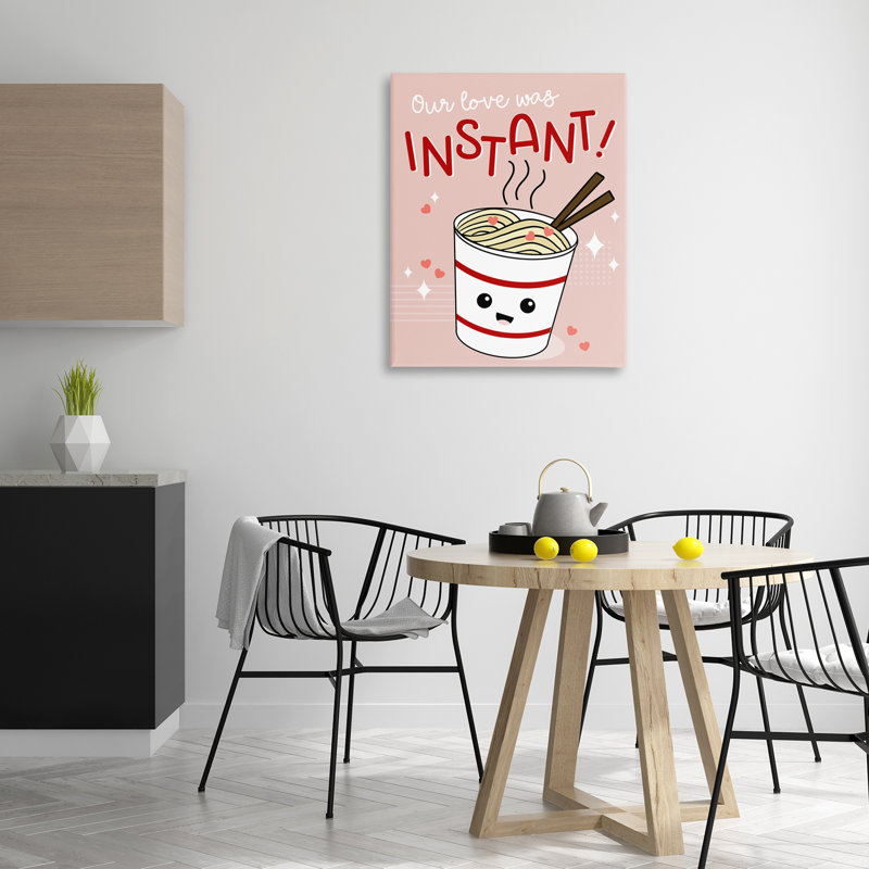 «Love Was Instant Noodles» par Anna Quach, H 40 po x l 30 po