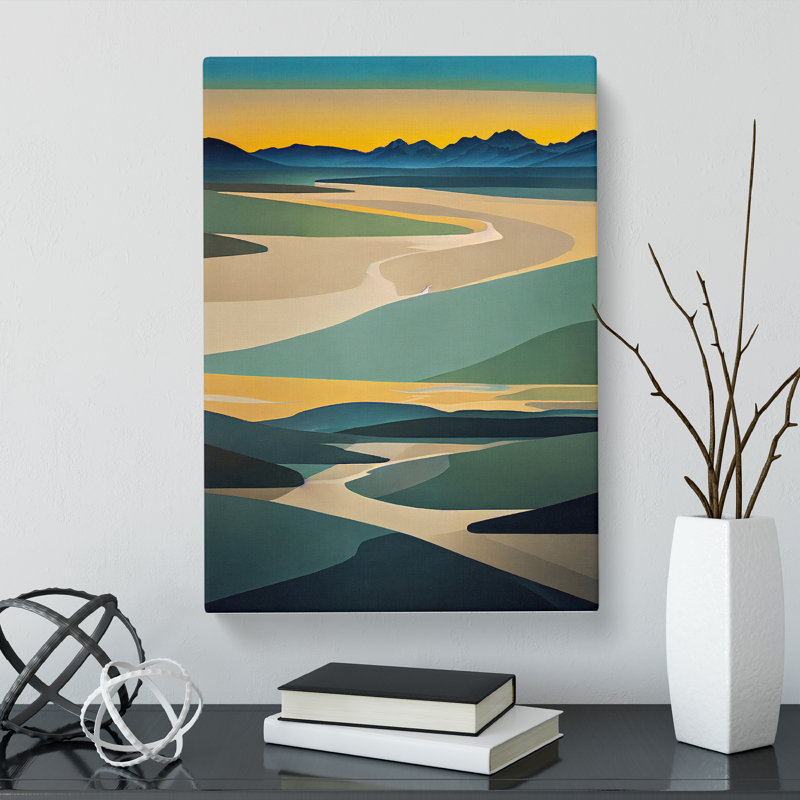 Polaris River Abstract Vol.3 - Wrapped Canvas, 50cm H x 35cm W