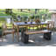 Banc en Eucalyptus et composite Lochland-689709646
