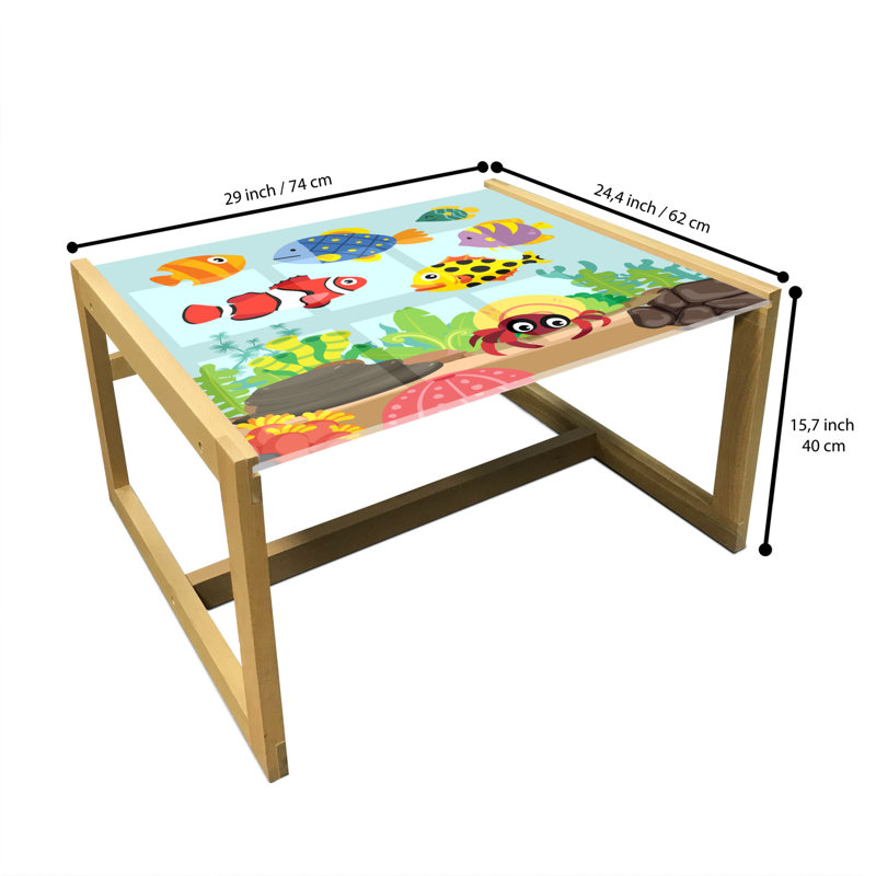 Jakeya Sled Coffee Table, 62cm H x 74cm W x 40cm D