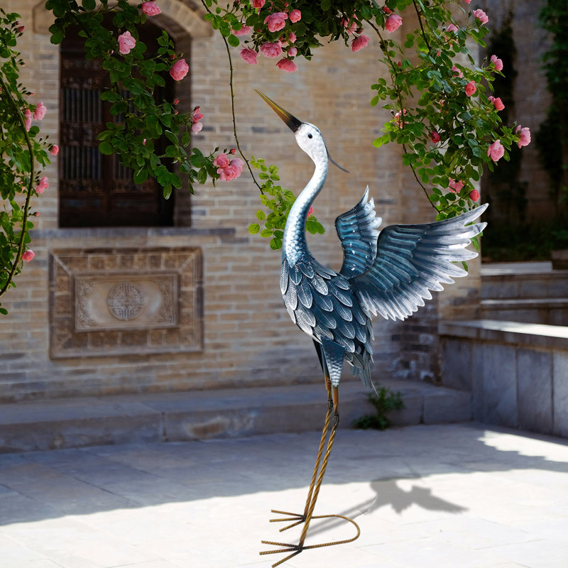 Oppelt Bird Metal Garden Statue