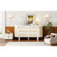 Lit double blanc avec compartiments de rangement secret et style tissé moderne - Économisez de l'espace dans votre maison Matelas pliable inclus pour plus d'efficacité