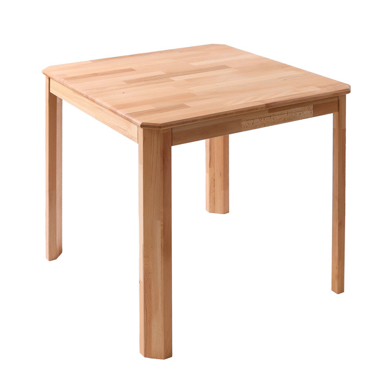 Schneck 75Cm Beech Solid Wood Dining Table