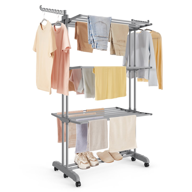 Steel Foldable Freestanding Drying Rack