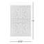 Tapis gris / blanc tissé à plat à la main Rodriguez-1564960518