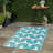 HERRINGBONE 4" X 6" PP RUG