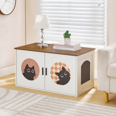 Enceinte de litière pour chat