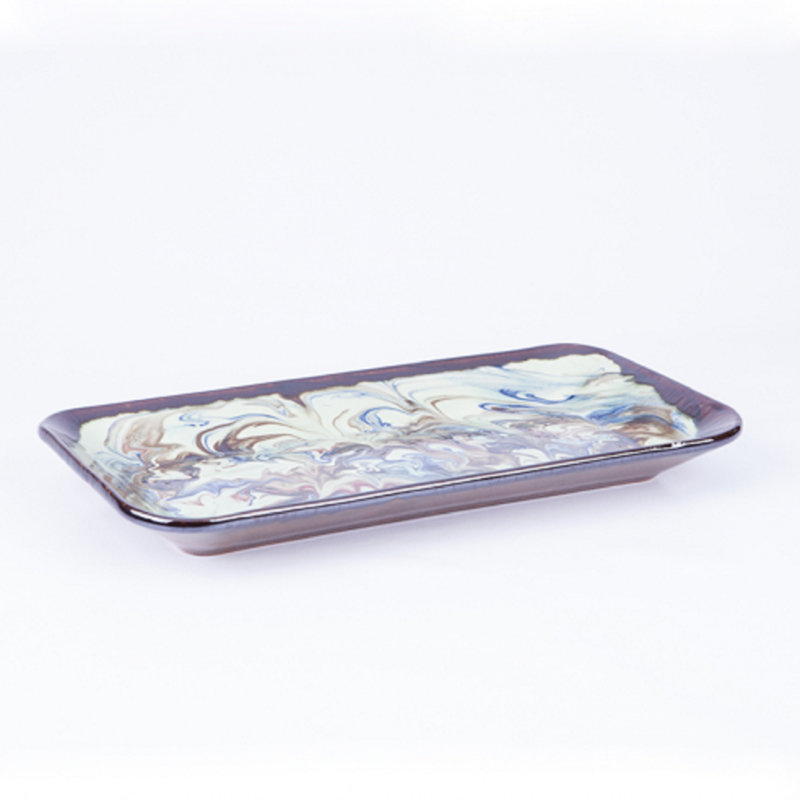 Abbe Ceramic Abstract Charger