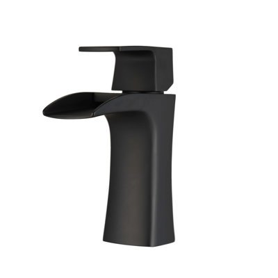 Waterfall Bathroom Faucet Single Handle Bathroom Sink Faucets