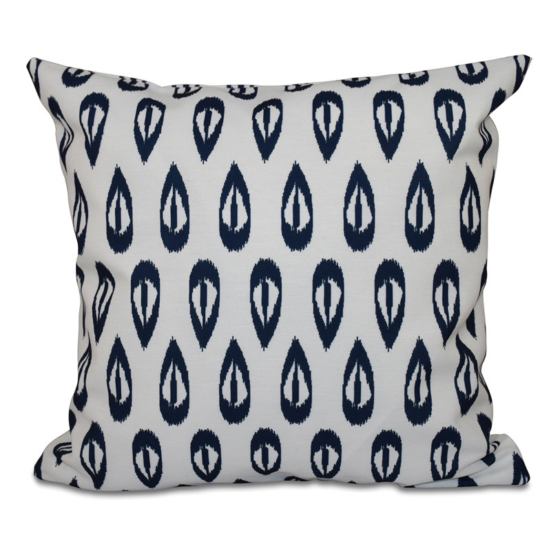 Housse de coussin carré et insert, H 20 po x l 20 po, Bleu marine