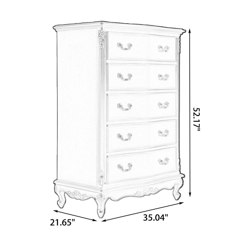 Commodes et commodes rectangulaires en noyer