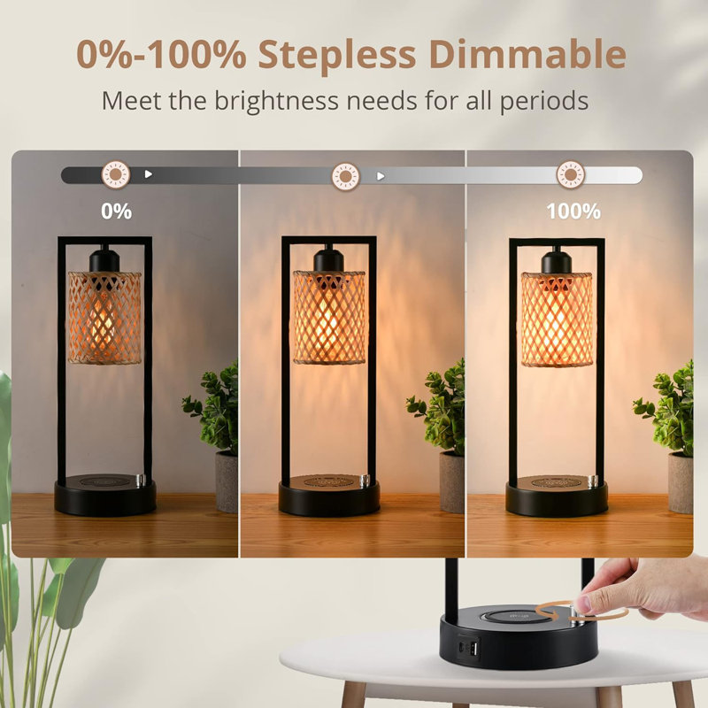Aybrie Metal USB Table Lamp