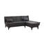 Canapé modulaire d'angle rembourré 88,6 po Sky-1732536100