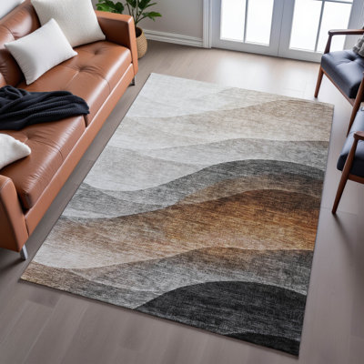 Tapis tourbillon Melvin AMF1176 lavable à la machine de qualité supérieure