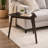 Roxy Corner Dining Table, 35 Inch Triangular Shape, Walnut Brown Wood