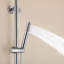 Système de douche à tuyau exposé avec douche à main et ensemble de robinets de douche à poignée simple en laiton avec valve brute-131268217
