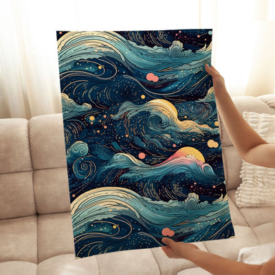 «Landscape and Nature Clouds Pattern II», reproduction d'art moderne sans cadre