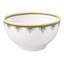 Villeroy & Boch Audun Maison Rice Bowl, Premium Porcelain, Made in Germany, 22 oz Capacity, Dishwasher and Microwave Safe, White/Yellow/Gray
