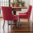 Chic Mid-Century Dining Chair Set(Set Of 2) - High Back Support, Solid Wood Frame, Bronze Accents-1431293424