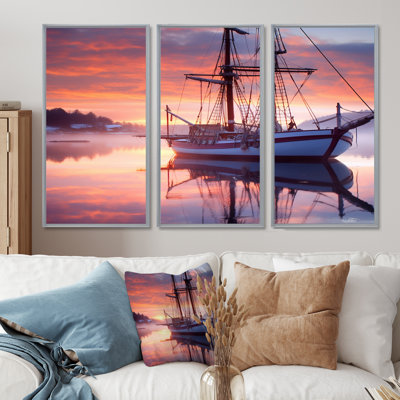 Amaurion - Ensemble de décoration murale bateau