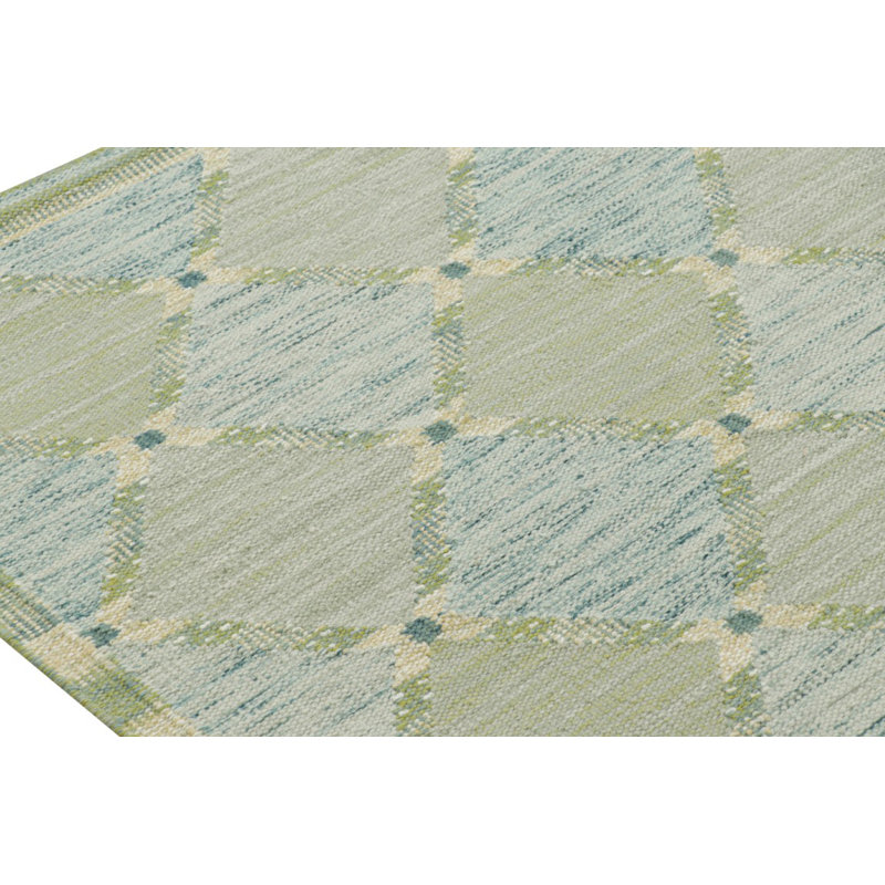 Scandinavian Wool Geometric Area Rug, Rectangle 12' x 16'