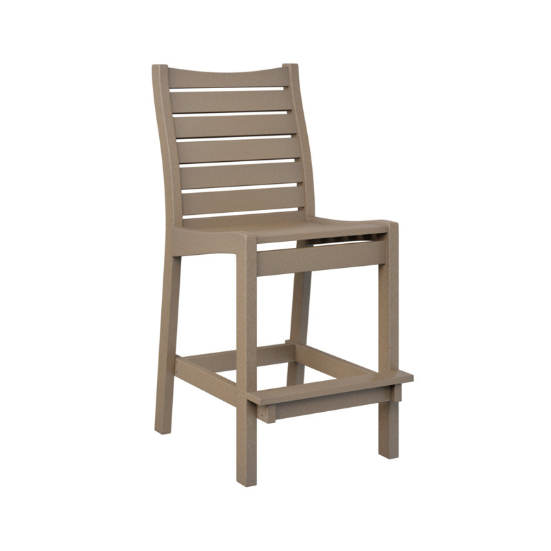 Chaise de bar Berlin Gardens Berlin, 26.5", Bois vieilli