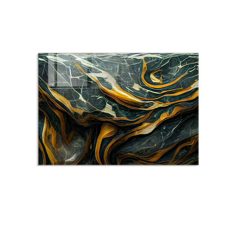 Elegant Decorative Tempered Glass Painting, 19.7 x 27.6 Inches | 100% Tempered Glass, Thickness: 0.16 Inches | Perfect for Home Decor, Living Room, and Office | Stunning Art Piece with Modern Aesthetic