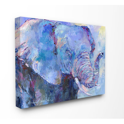 'Brightly Elephant Portrait' Graphic Art Print