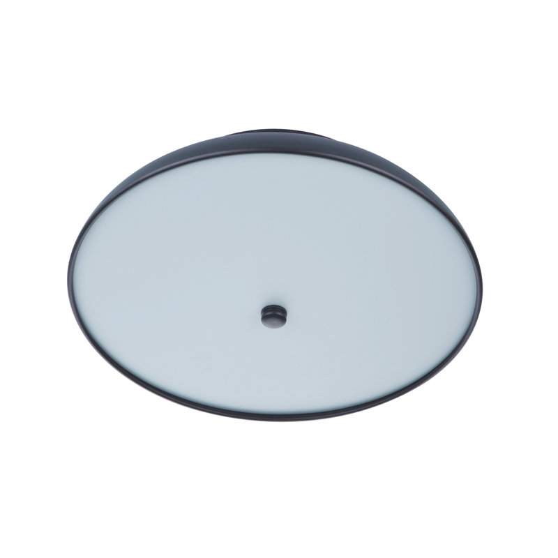Soul Acrylic LED Flush Mount, 3.8" H x 10.5" W x 12.5" D, Black