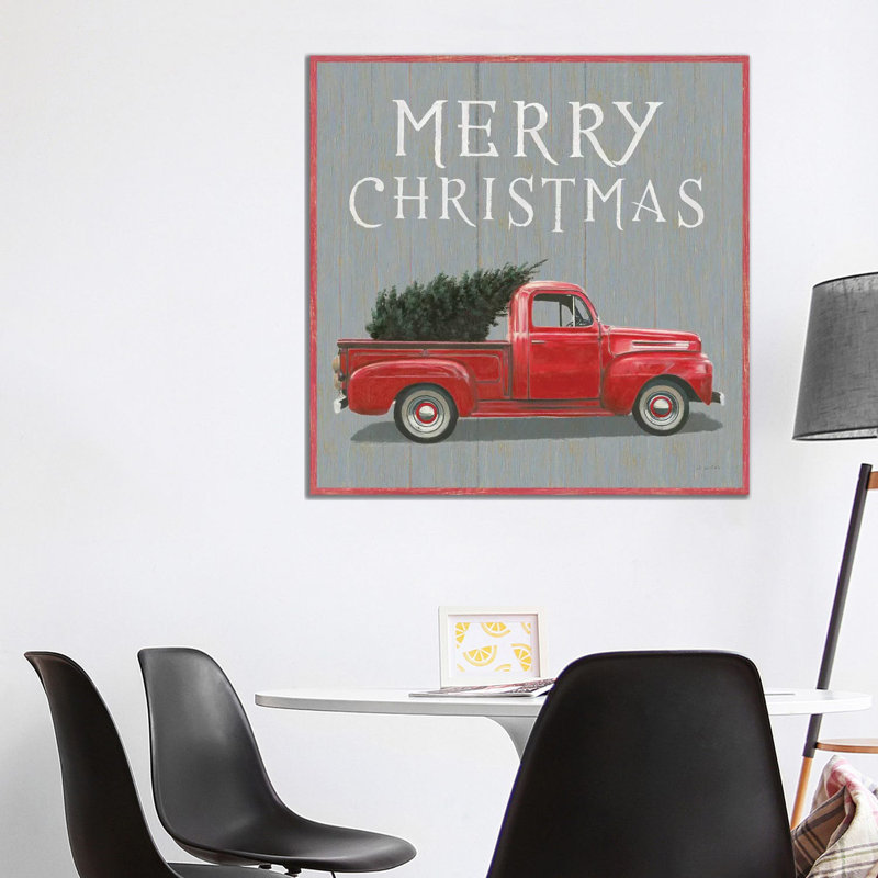 Christmas Affinity XI Merry Christmas by James Wiens - Wrapped Canvas Print, 93.98 cm H x 93.98 cm W x 3.175 cm D