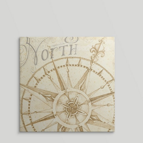 « coast to coast sépia i », impression brissonnet,, H 35 po x l 35 po x P 1,5 po, Toile