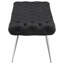 Banc rembourré noir Galiano-438310203