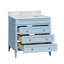 Ensemble de meuble-lavabo simple 36 po avec meuble bleu poudre Whitman et comptoir en marbre de Carrare Whitman-521133449-521133450
