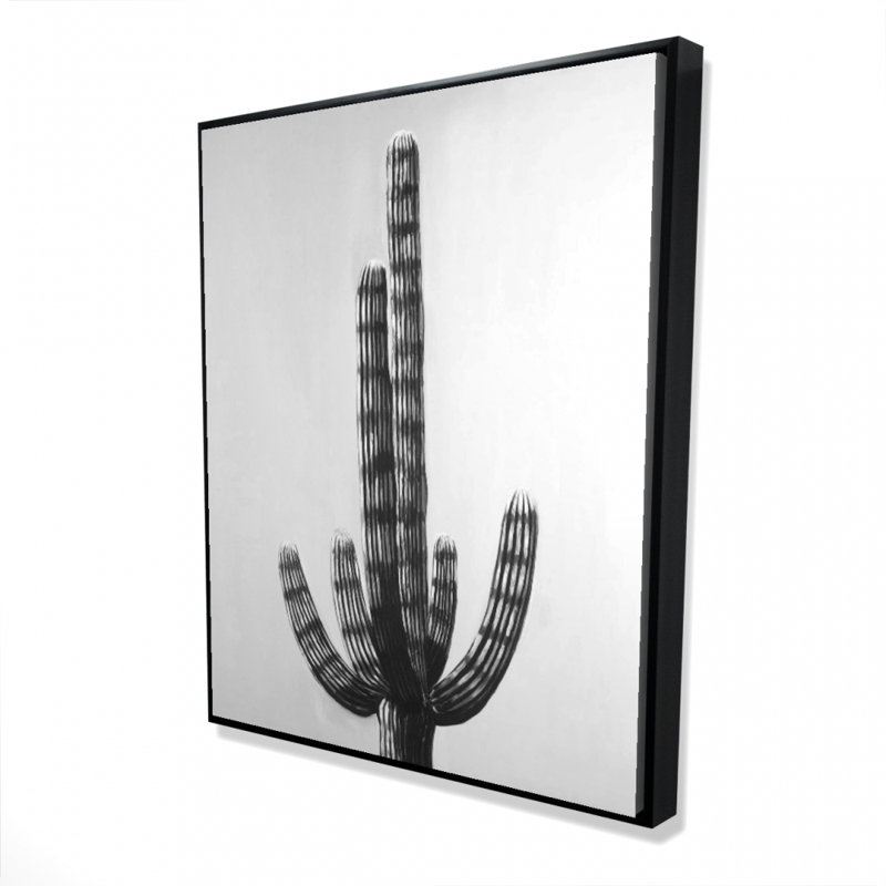 Cactus Print On Canvas