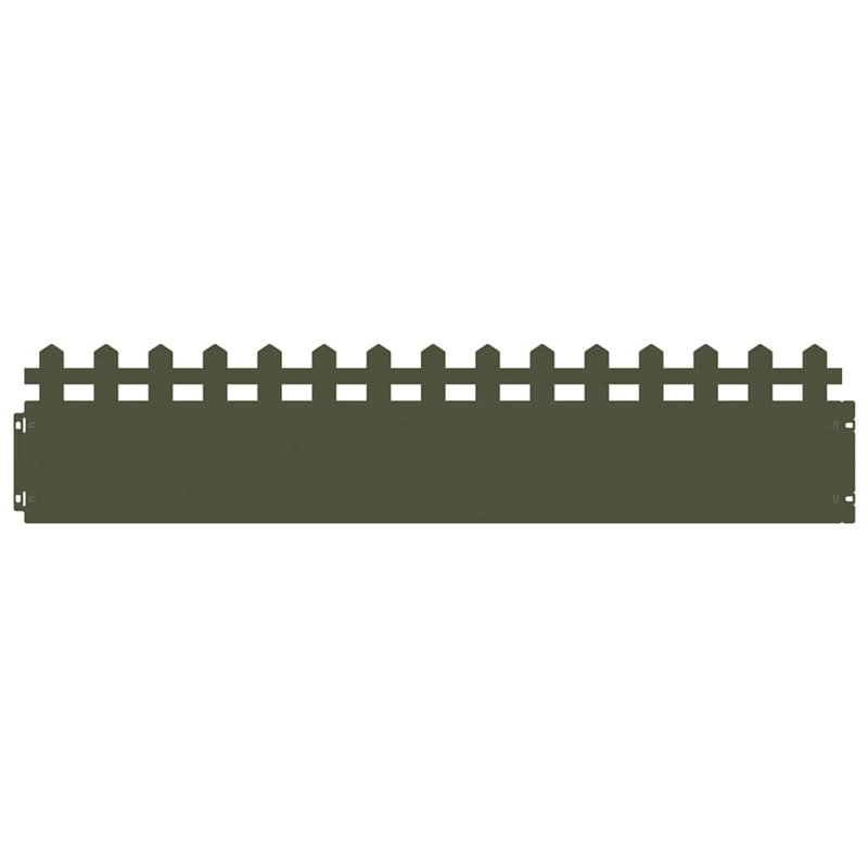 22cm H x 103cm W Steel Hardware, Olive Green