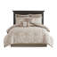 Couette Queen beige / 8 pièces - Poids moyen - Linge de lit de luxe à médaillon 8 pièces