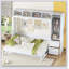 Lit escamotable avec placard et tiroirs - Lit escamotable - Rangement encastré peu encombrant-85763873-73488692