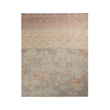 Distressed Homage Hand Knotted Wool Area Rug