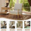 Fauteuil d'appoint en bois massif Millissa Farmhouse-42892935