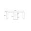Bureau rectangulaire en bois massif noyer clair-1957176808