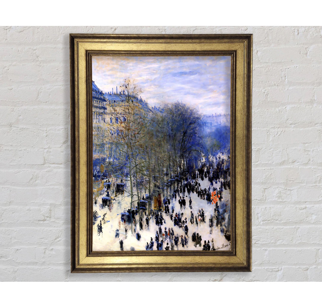 Monet Boulevard Des Capucines - Druck