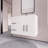 Hebersham 35.44 " W Wall Mounted Wall Mounted 1 Single Vanity Bathroom Vanity With Acrylic Top-1924907007