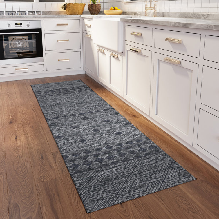 Anchelin Chenille Geometric Indoor / Outdoor Rug