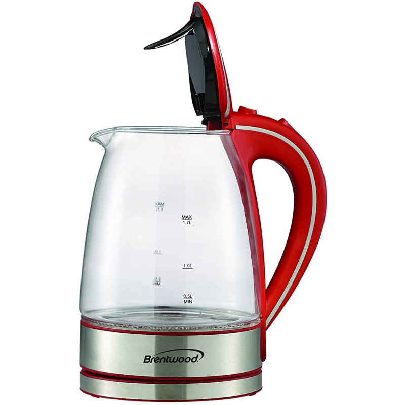 Brentwood 1.7 Quarts Glass Electric Tea Kettle