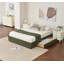 2 Wooden Large Drawers Upholstered Platform Storage Bed-2081004846-2109797268